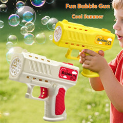 Rechargeable Bubble Gun with Lights