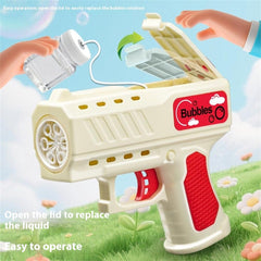 Rechargeable Bubble Gun with Lights