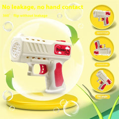 Rechargeable Bubble Gun with Lights