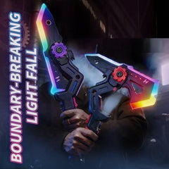 2 In 1 Musical Thunder Strike Axe & Sword With Light & Mist Spray