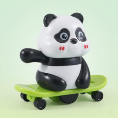 Interactive Wind-Up Panda Figures