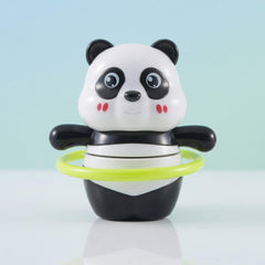Interactive Wind-Up Panda Figures