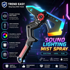 2 In 1 Musical Thunder Strike Axe & Sword With Light & Mist Spray