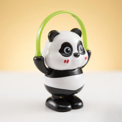 Interactive Wind-Up Panda Figures
