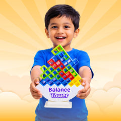 Balance Tetra Tower Game – Colorful Stacking &amp; Strategy Balance Toy