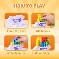 Balance Tetra Tower Game – Colorful Stacking &amp; Strategy Balance Toy