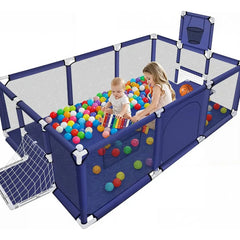 Playpen Fence with Basketball Hoop