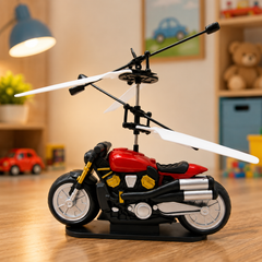 Induction Flying Motorcycle – Hand Controlled Flying Toy With Lights