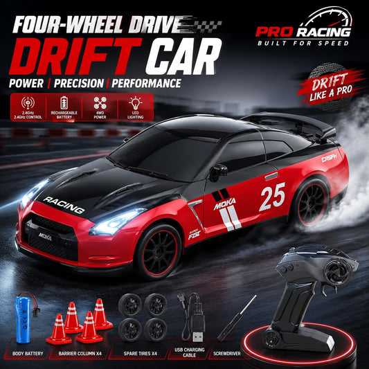High Speed RC Drift Car 1:24 Scale – 15KM/H