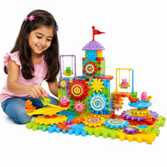 Gear Blocks 81 Pcs – Creative Building &amp; Educational Construction Toy