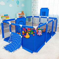 Playpen Fence with Basketball Hoop