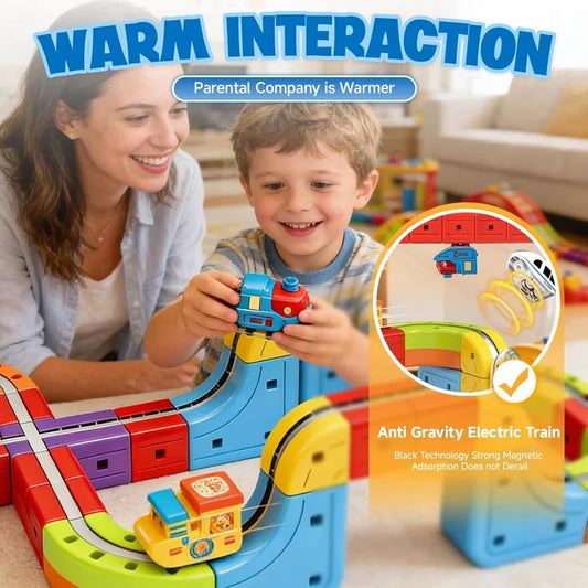 3D Anti Gravity Magnetic Train Track Set