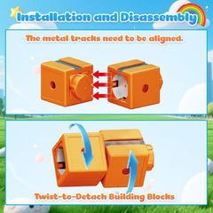 3D Anti Gravity Magnetic Train Track Set