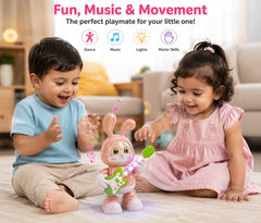Rabbit Guitarist Dancing Musical Toy With Light &amp; Music