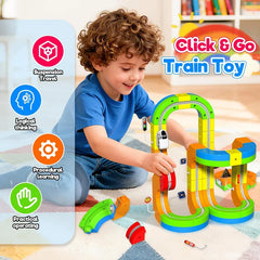 3D Anti Gravity Magnetic Train Track Set
