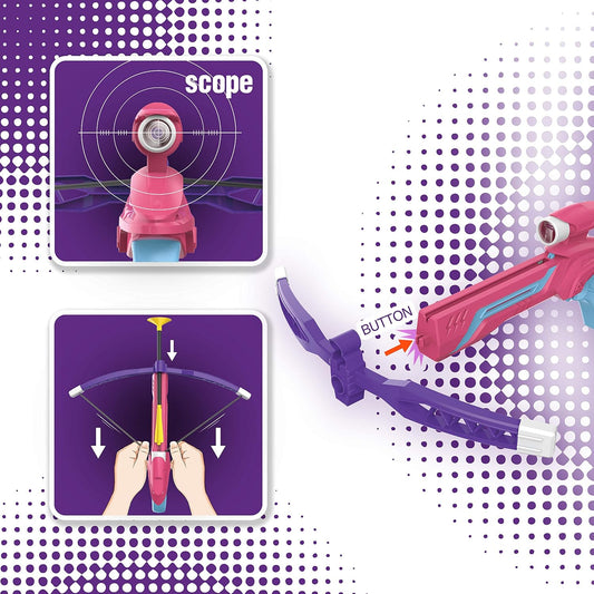 Archery Gun – Kids Bow Arrow Shooting Toy Set