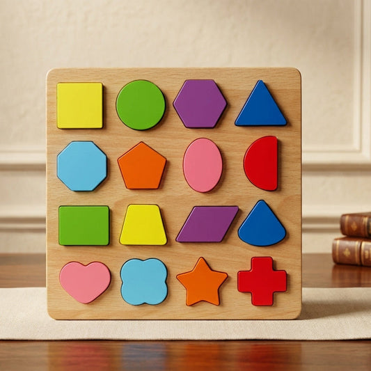 Wooden Educational Puzzle Board