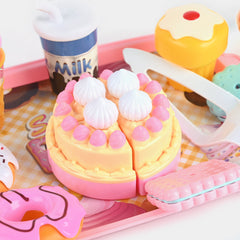 Dessert Cutting Play Set – Fun Play Cutting Toy