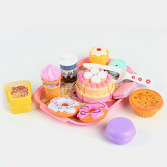 Dessert Cutting Play Set – Fun Play Cutting Toy