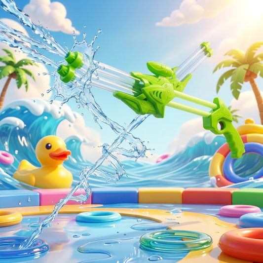 Double Fire Water Gun Stick