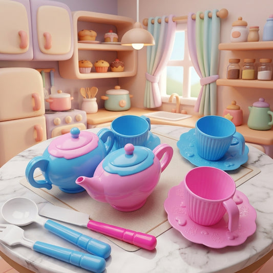 Tea Set Toy – Colorful Pretend Play
