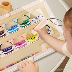 Wooden Color Sorting Game