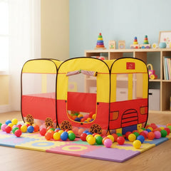 Pop House Bus Tent – Colorful Kids Play Tent