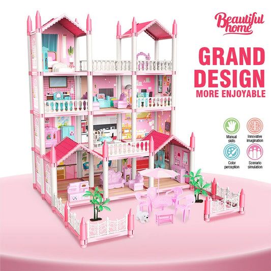 DIY Princess Doll House – Dream Castle Building Set
