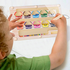 Wooden Color Sorting Game
