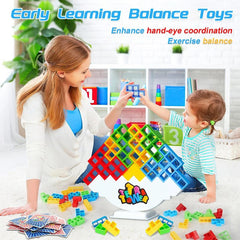 Balance Tetra Tower Game – Colorful Stacking &amp; Strategy Balance Toy