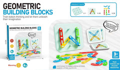 Geometric Shape Puzzle Toy – Creative Pillar Nail Board Construction Game
