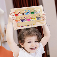 Wooden Color Sorting Game