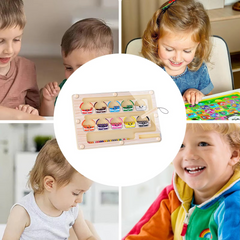 Wooden Color Sorting Game