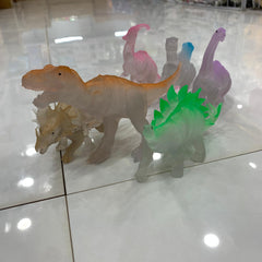 6 Pcs Glowing Dinosaur Set