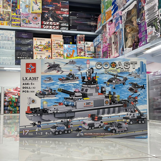 Lego Boat Set 17 in 1 – 906 Pcs Building&; Creative Construction Set