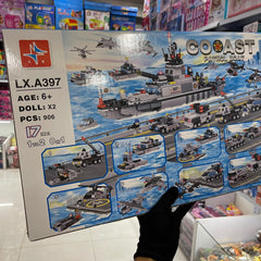 Lego Boat Set 17 in 1 – 906 Pcs Building&; Creative Construction Set