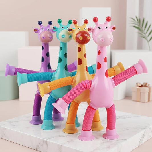 Pop Tubes Giraffe Toy with Lights