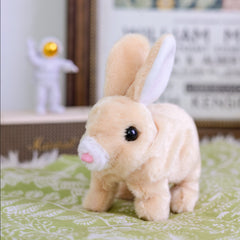 Cute Electronic Plush Interactive Pet Rabbit Toy – Sound &amp; Action Features