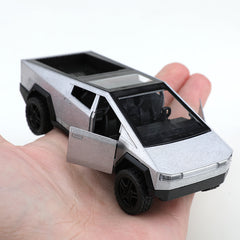 1:36 Alloy CyberTruck Metal Tesla – Pull Back Pickup Car