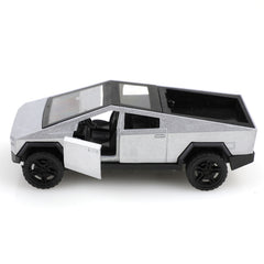 1:36 Alloy CyberTruck Metal Tesla – Pull Back Pickup Car