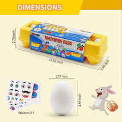 Matching Eggs Shape