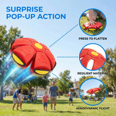 Deformation UFO Ball Disc with Lights