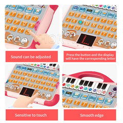 Early Education English LED Screen Learning Laptop