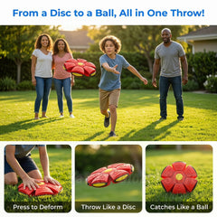 Deformation UFO Ball Disc with Lights